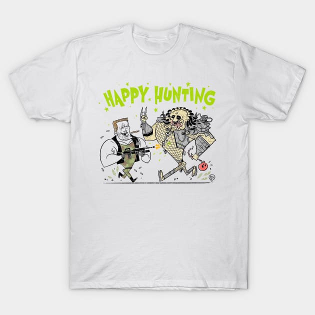 Happy Hunting T-Shirt by itsbillmain